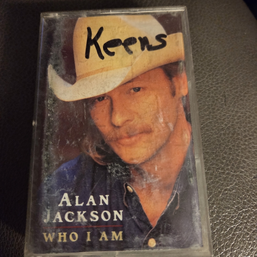 Alan Jackson "Who I AM" Vintage Country Music Cassette Tape 1994 Original J Card